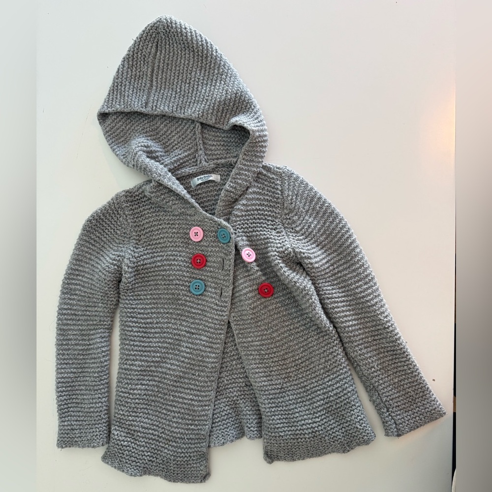 Baby Boden Grey Wool Sweater